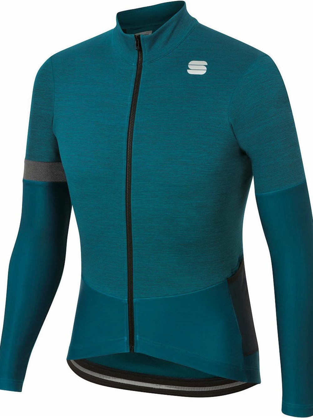Sportful Supergiara Thermal Jersey Men’s M Teal Full Zip Cycling Gravel Winter